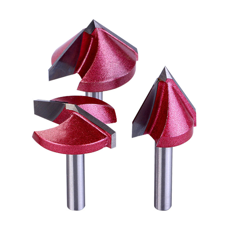 CNC Engraving 3D-V Bits Router 60/90/120/150 Degree 6-32mm V Groove Acrylic Wood chamfer Cutter