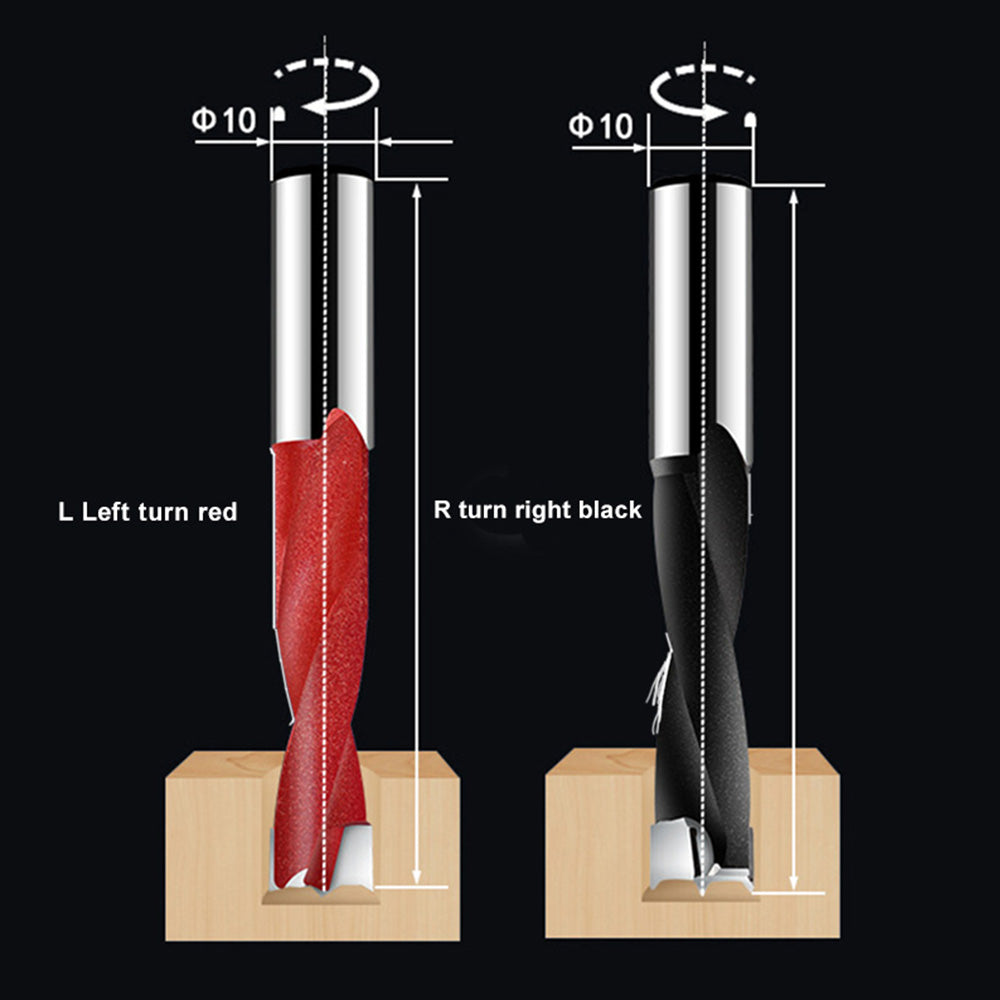 wood drill bits Woodworking Machine Row Drill bits Forward Turn Reverse Alloy Woodworking Bit Openers 3-in-1 Hinge Tungsten Steel Bit