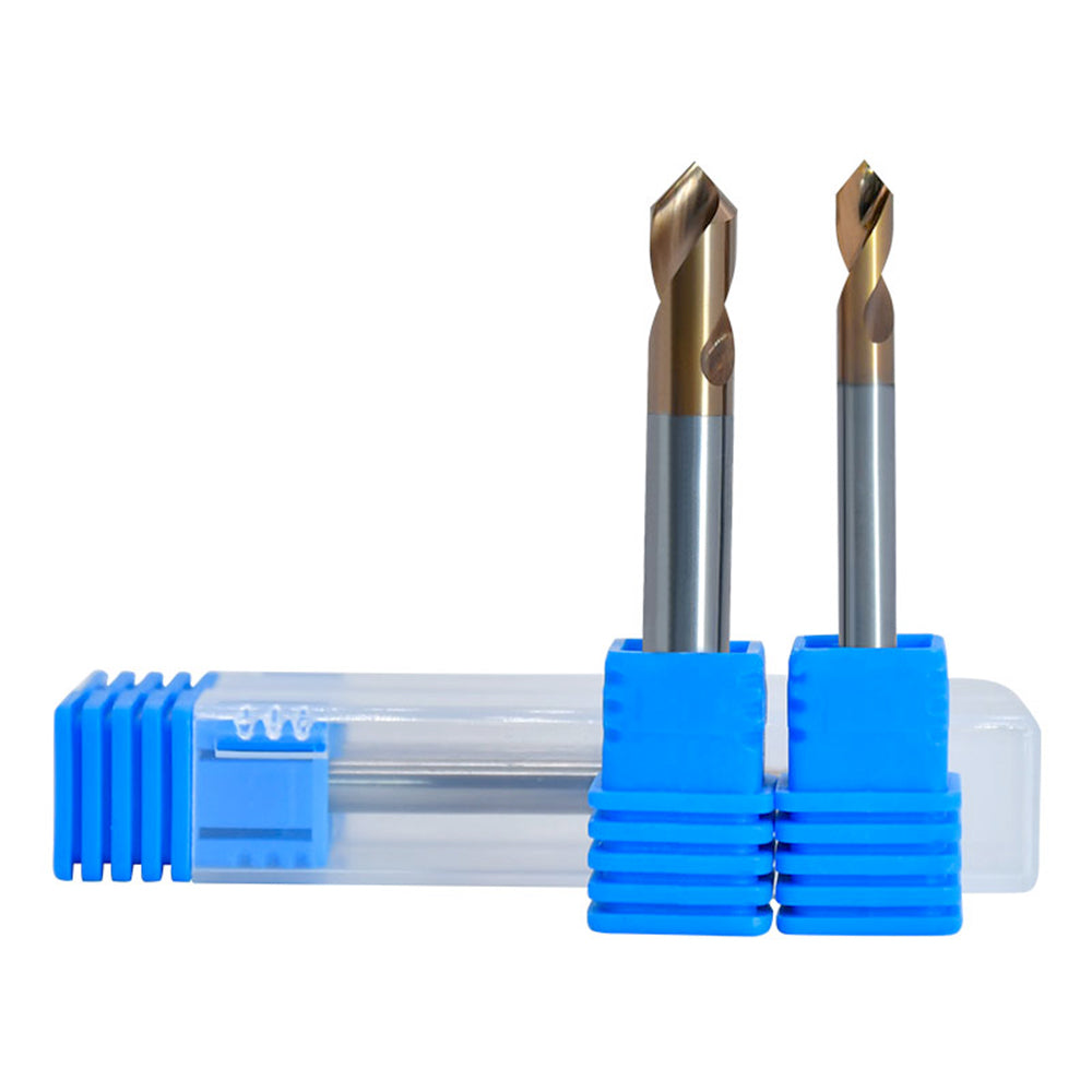 HRC55 tungsten steel centering drill 60/120/90 degree steel with center drill bit extended two edges fixed point drill chamfer