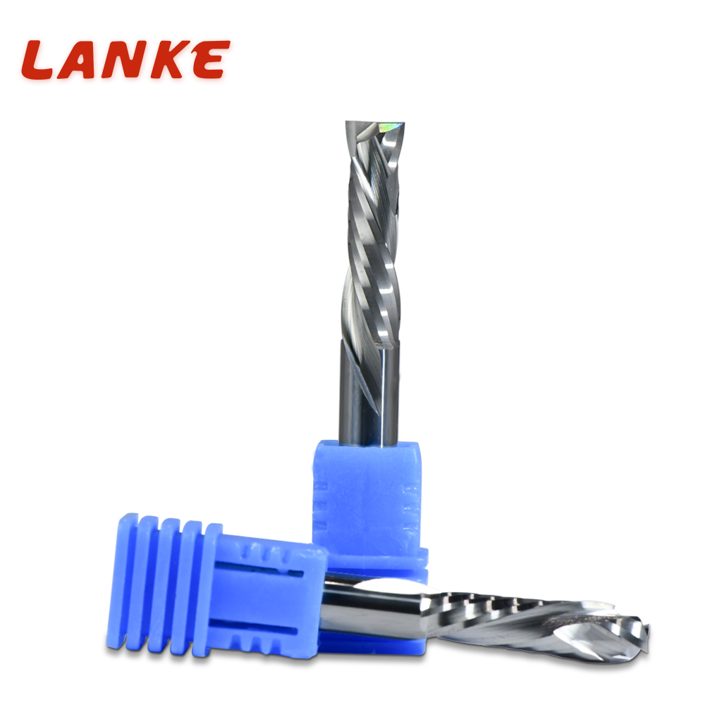 2 Flute up&down Cut Spiral Carbide Milling Cutters Compression Router Bits for CNC Router machine double flute sprial Composite EndMill