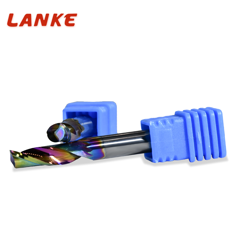 DLC coating Single Flute Milling cutters for Aluminum CNC Tools Solid Carbide End mills For aluminum composite panels