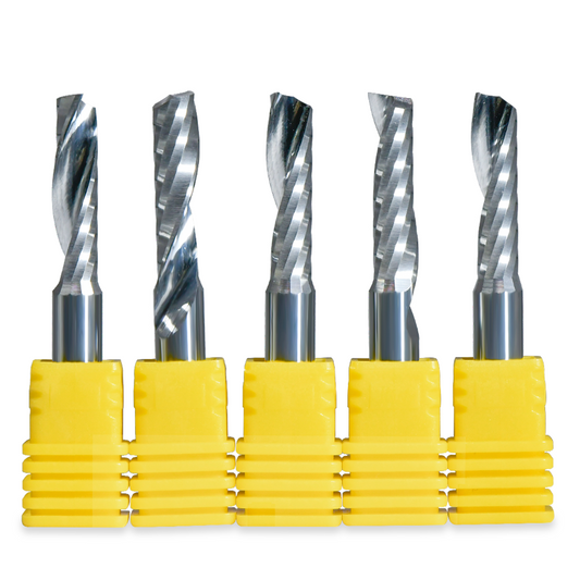 Lanke 1Flute CNC Router Bits woodworking wood MDF cnc tools Carbide Single Flute End Mill Bits Up Cut milling cutter