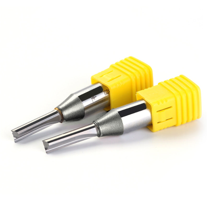 1/2 Shank TCT Straight End Mill 2 Flutes Milling Cutter Woodworking Carving Router Bits Wood Engraving Carbide CNC Tools