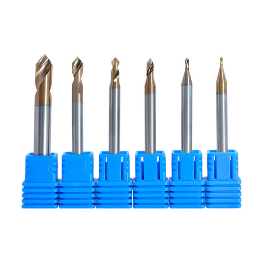 HRC55 tungsten steel centering drill 60/120/90 degree steel with center drill bit extended two edges fixed point drill chamfer