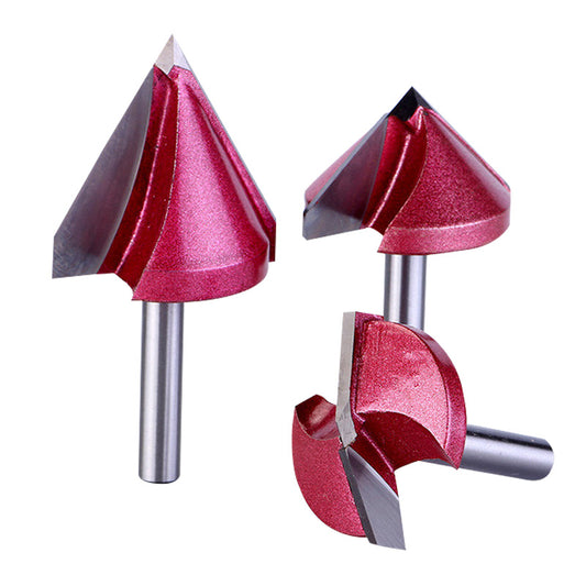 CNC Engraving 3D-V Bits Router 60/90/120/150 Degree 6-32mm V Groove Acrylic Wood chamfer Cutter
