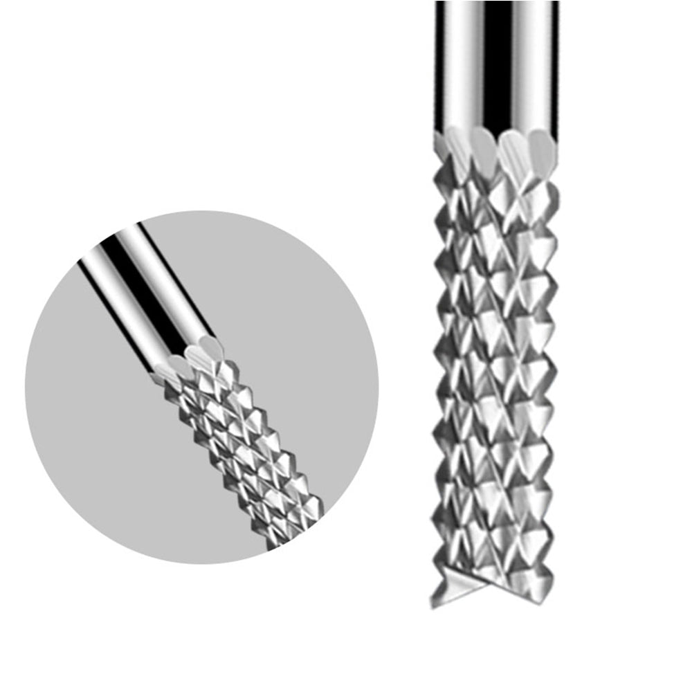 PCB Circuit Board Tungsten Steel Milling Cutter Carbide Corn Milling Cutter  Fish Tail Router Bits Glass fiber carbon fiber graphite material special milling cutter