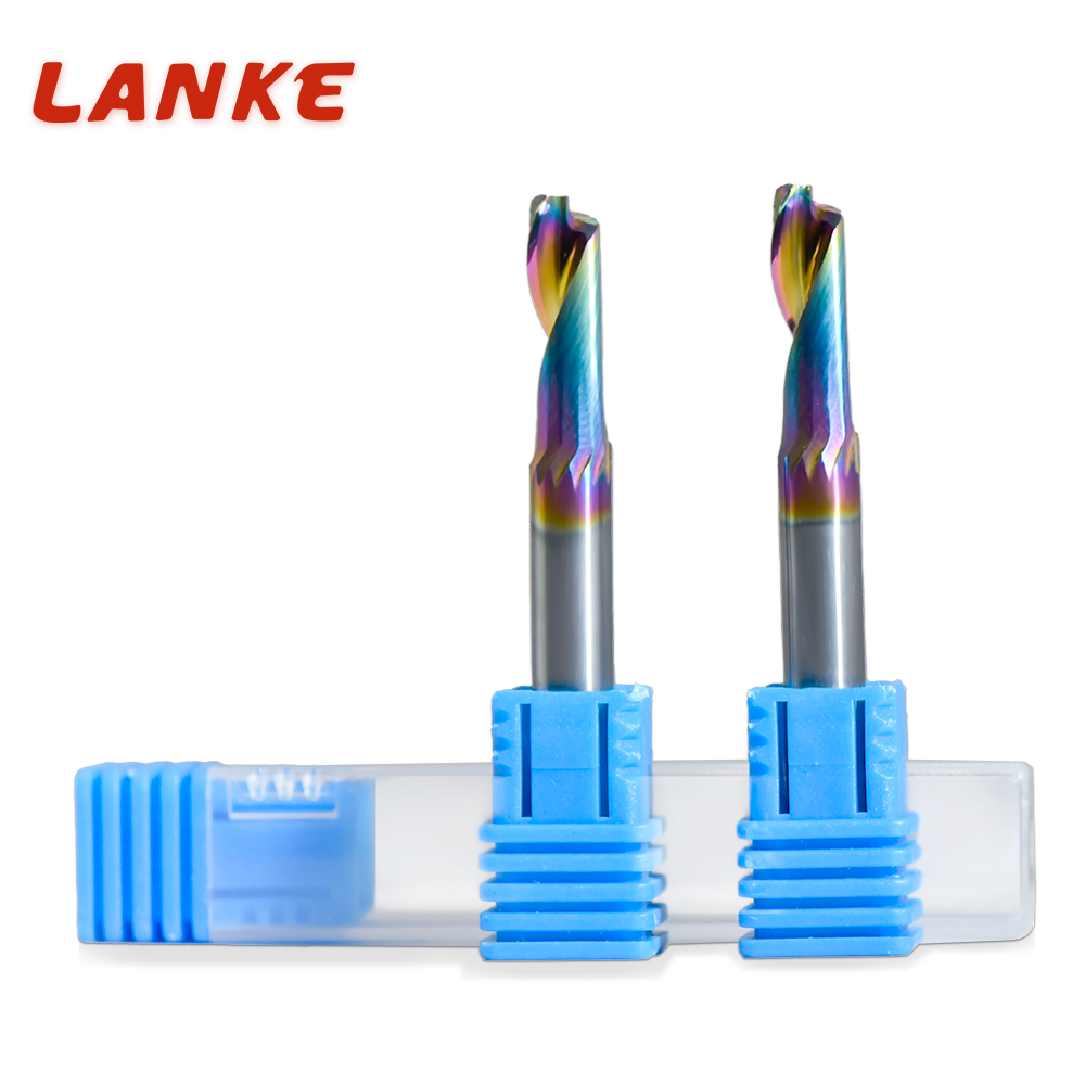 DLC coating Single Flute Milling cutters for Aluminum CNC Tools Solid Carbide End mills For aluminum composite panels