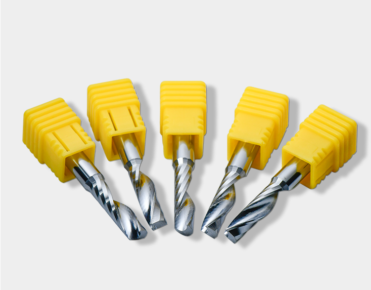 Lanke 1Flute CNC Router Bits woodworking wood MDF cnc tools Carbide Single Flute End Mill Bits Up Cut milling cutter
