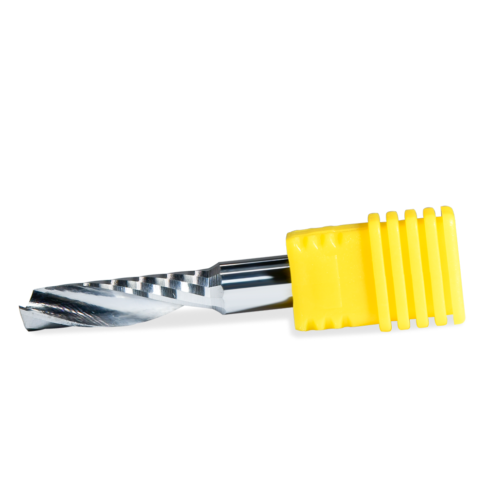 Lanke 1Flute CNC Router Bits woodworking wood MDF cnc tools Carbide Single Flute End Mill Bits Up Cut milling cutter