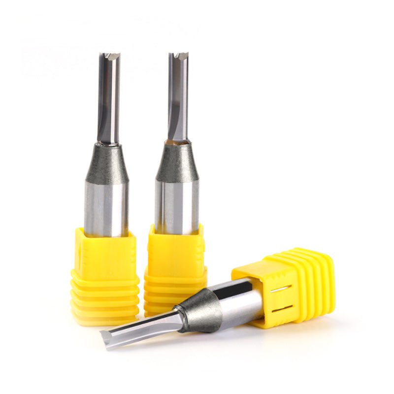 1/2 Shank TCT Straight End Mill 2 Flutes Milling Cutter Woodworking Carving Router Bits Wood Engraving Carbide CNC Tools